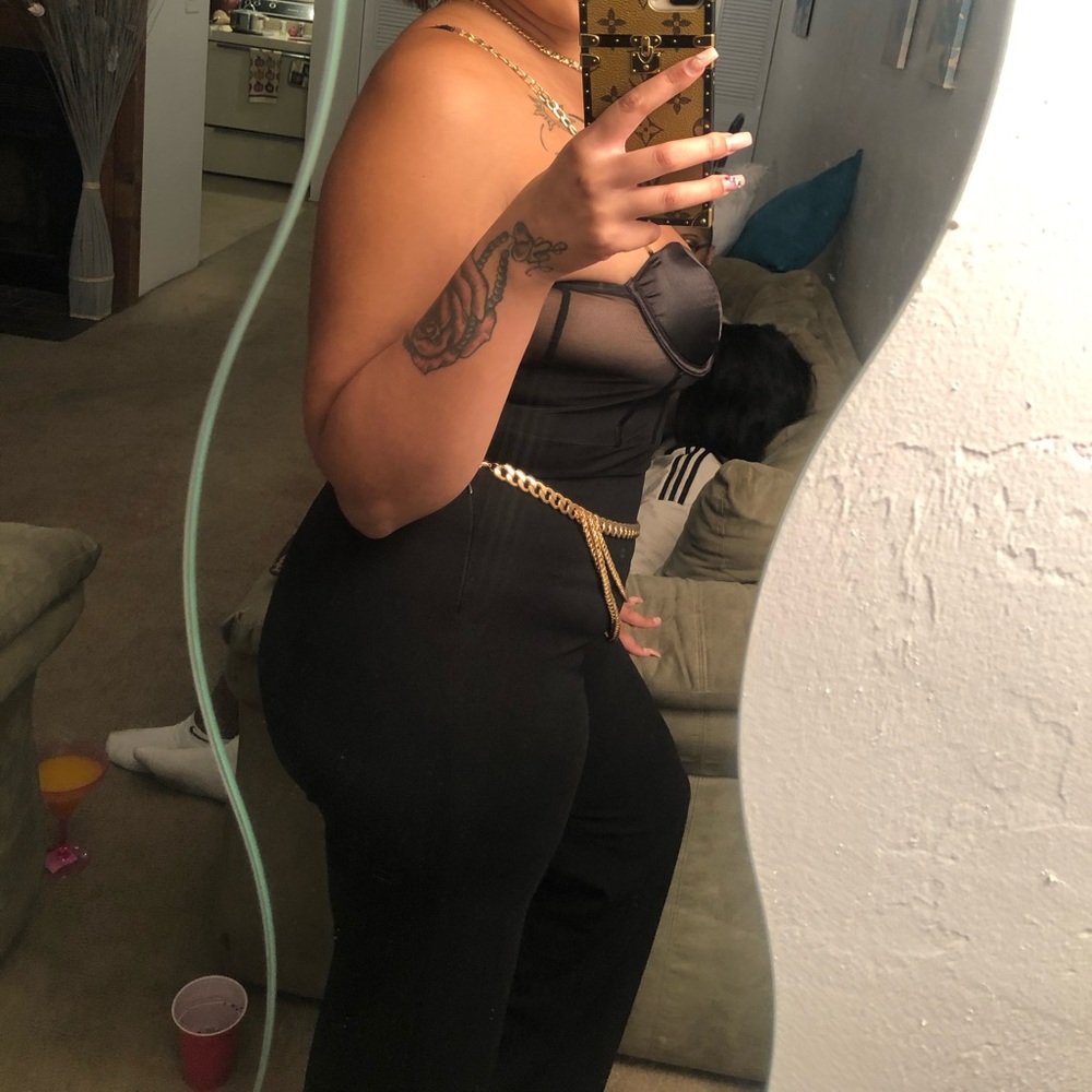 Chained pants jumpsuit